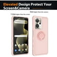 thumbnail image 3 of UYWGF-for Cricket Outlast 5G 2024 Case Compatible for ATT AT&T Motivate Pro 5G Phone Case SN509 Cover [with Tempered Glass Screen Protector][ 2MM Thickening Super Protection][Ring Support] Pink, 3 of 4