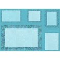 thumbnail image 1 of Ahgly Company Machine Washable Indoor Rectangle Transitional Blue Area Rugs, 5' x 7', 1 of 7