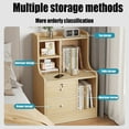 thumbnail image 3 of Modern Wood Bedside Table Nightstand with Storage Drawer Bedside End Table Stand, 3 of 21