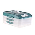 thumbnail image 1 of Caja de bola de hervida congelada de 3 capas Caja de almacenamiento Wonton Caja de congelador de bola de hervida Organizador de bolas de Gloria Contenedores de almacenamiento de bolas de masa hervida, 1 of 9