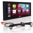 thumbnail image 1 of BOSS Audio Systems Elite BV850ACP Reproductor multimedia para coche con Apple CarPlay-Android Auto - Doble Din, pantalla táctil capacitiva LCD de 6,75 pulgadas, Bluetooth, USB, AM/FM, sin CD/DVD, cáma, 1 of 5