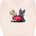 thumbnail image 3 of Inktastic Heartfelt Scottie Duo Toddler Sweatshirt, 3 of 4