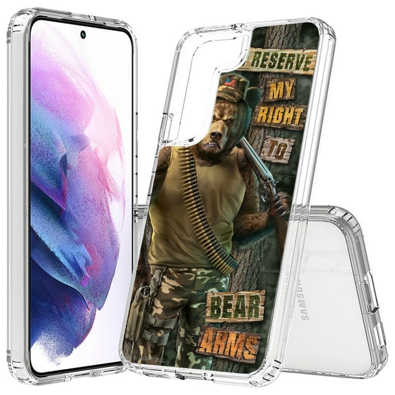 AquaFlex Hybrid Slim Designed For Samsung Galaxy S22 Case Transparent Clear