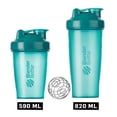 thumbnail image 5 of BlenderBottle Classic Shaker cup/Diet Shaker/Protein Shaker with Blenderball / 820ml - teal, 5 of 6