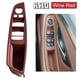 thumbnail image 5 of RHD Compale con BMW 5 Series F10 F11 2010-2017 Beige Negro Interior del automóvil Panel de la manija de la puerta interior Cubierta del ajuste del tirón Accesorios para automóviles - Rojo vino - dontodent Kuyhfg Sin marca, 5 of 5