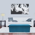 thumbnail image 5 of Sorbus Storage Bench Chest with Collapsible/Folding Bench Ottoman with Cover, 43” L x 15” W x 15” H, 5 of 7