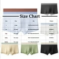 thumbnail image 2 of fatyb Men's Cotton Boxer Briefs Breathable Soft Underpants for Men Stretch Underwear Comfortable Trunks, 2 of 2