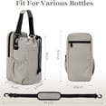 thumbnail image 5 of Water Bottle Holder with Strap, 32/40oz Insulation Water Bottle Carrier Bag with Phone Pocket, Water Bottle Sling Bag Crossbody Water Bottle Holder for Hiking Walking, 5 of 6
