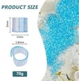 thumbnail image 2 of 70G Crispy Bingsu Beads Iridescent Soft Straw Tube Beads 3D Glitter Plastic Bead Deep Sky Blue Plastic Bead Assortment Crunchy Slime Microbeads Supplies Blue, 2 of 9