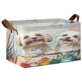 thumbnail image 2 of BZSMCE Collapsible Fabric Cube Storage Bins Cut Dog Are Plainning Design Pattern Storage Box, 2 of 8