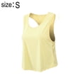 thumbnail image 2 of Conjuntos de yoga sin costuras para mujer, 2 piezas, top corto de manga corta con pantalones cortos para correr de cintura alta, conjuntos de ropa deportiva, S, 222, 2 of 7