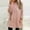 Pink, variant on Womens Sherpa Long Sweatshirts Fluffy Long Sleeved Solid Pullover Tops Fall Winter Soft Warm Comfy Blouses with Pockets