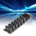 thumbnail image 1 of M.2 To SATA3.0 Adapter Card, High Speed Smart Indicator M.2 PCIE To  Adapter Card  For Desktop, 1 of 8
