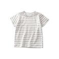 thumbnail image 2 of Amidoa Graphic Girls Short Sleeve Crewneck Cotton T-shirt Summer Casual Soft Cute Tee,Gray,7-8 Years, 2 of 5