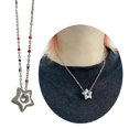 thumbnail image 2 of Gargantilla con dijes, joyería de moda para el cuello, colgante de estrella, collar para clavícula, regalo para damas --- Código de modelo 23782, 2 of 5