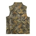 thumbnail image 5 of Uorisanigo Fleece Vest for Boys Girls Full Zipper Camo Hunting Forest Jacket Sleeveless Warm Outwear Sweatshirt with Pockets Lightweight Fall Winter Fashion Outfits Clothes, 5 of 7