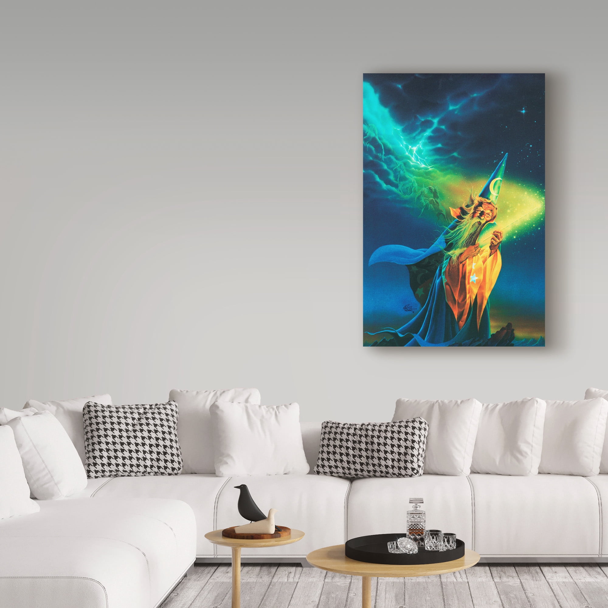 Trademark Fine Art 'The Wizard' Canvas Art by Kirk Reinert