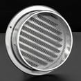 thumbnail image 3 of Grille d'Aération Ronde en Acier Inoxydable 70-300mm Protection contre les Insectes Outils de Ventilation pour Mur Extérieur, 3 of 5