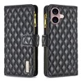 thumbnail image 2 of Wallet with [RFID Blocking] [9 Card Slots ] Zipper Pocket iPhone 16 Premium Soft PU Leather Magnetic Flip Folio with Wrist Strap Kickstand Protective Cover for iPhone 16,
Black, 2 of 10