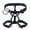 Black 2, variant on Red Half Body Safety Harness for Climbing Mountaineering Rappelling Fire Rescue