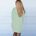 thumbnail image 4 of Jxximdong Fashion Coat for Women, Casual Lightweight Long Sleeve Pockets Fall Open Front Cardigan Jackets Trendy Work Shirts, Women's Coats Green, 4 of 6