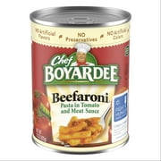 Chef Boyardee Beefaroni, Microwave Pasta, Canned Food, 15 oz