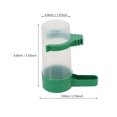 thumbnail image 2 of IBASETOY Bird Automatic Waterer, Spillproof Design, Green ABS, for Pet Use, 12Pcs, 2 of 8
