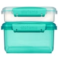 thumbnail image 2 of Sistema Klip It Lunch Plus with Sandwich Plastic Food Storage Containers, Set of 2, 2 of 7