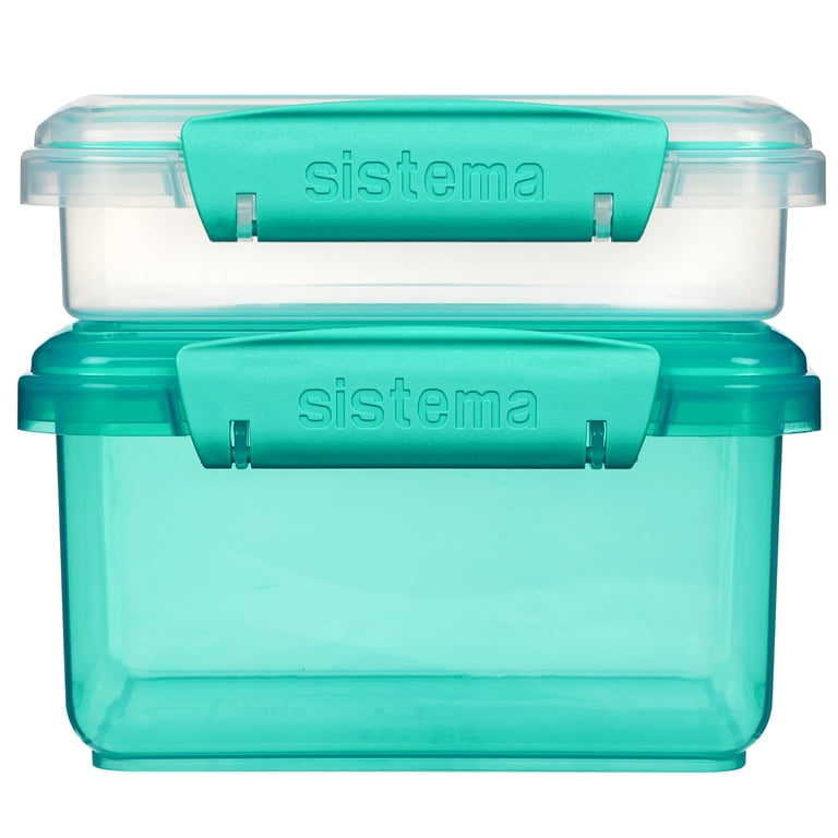 Sistema Klip It Lunch Plus with Sandwich Plastic Food Storage
