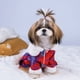 thumbnail image 4 of Otoño Invierno Algodón Lindo Rojo Espesar Hermosa Suave Cómoda Ropa para Mascotas Abrigo Cálido Ropa para Perros, 4 of 8