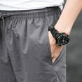 thumbnail image 5 of zuwimk Men's Swim Trunks Beach Board Shorts Quick Dry Bathing Suits Holiday Shorts Gray,3XL, 5 of 5