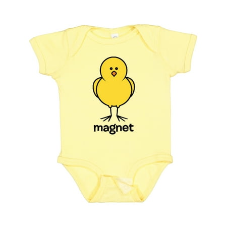 

Inktastic Chick Magnet Gift Baby Boy Bodysuit