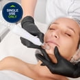 thumbnail image 6 of HALYARD Black Disposable Nitrile Exam Gloves Powder Free Medical, Dental, Cleaning, Tattoo, Food Safe, 3.5 mil, Size X-Small, Case of 1000, 6 of 7