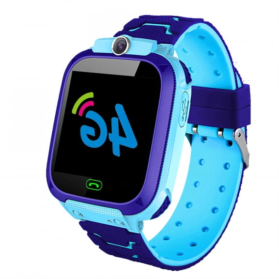 GJX Smart Watch for Kids,Breathable Strap Kids Smart Watch,Safe Materials Watches for Kids,Blue