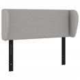 thumbnail image 2 of vidaXL Box Spring Bed with Mattress Light Gray 39.4"x74.8" Twin Fabric, 2 of 6