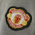 thumbnail image 4 of Men's adidas Originals  Gray Manchester United Terrace Icons Collection Half-Zip Top, 4 of 4
