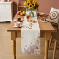 thumbnail image 2 of Brown Red Starfish Coastal Table Runner 72 Inches, Nautical Coral Ocean Summer Bed Runner Dresser Scarves Tabletop for Indoor Outdoor Parties/Ceremony/Banquet, 16" x 72", 2 of 9