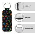 thumbnail image 6 of Yuyamidu Colorful Dog Paw Chapstick Holder Keychain for Women Gifts Novelty Makeup Travel Accessories Lightweight Lip Balm Sleeve Pouch Portable Balm Holders Pouch, 6 of 6