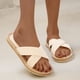 thumbnail image 1 of Zapatos de mujer Sandalias de playa de verano Cuerda de cáñamo de imitación Zapatillas de viaje de fondo plano Wmkox8yii ytu6931, 1 of 6