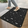 thumbnail image 4 of Black White Cat Moon Star Pattern Door Rugs,Washable Non Slip Door Mats Indoor,Decorative Door Mats,Entry Mat Indoor for Entrance,Bedroom,Kitchen,Bathroom,30"x17", 4 of 6