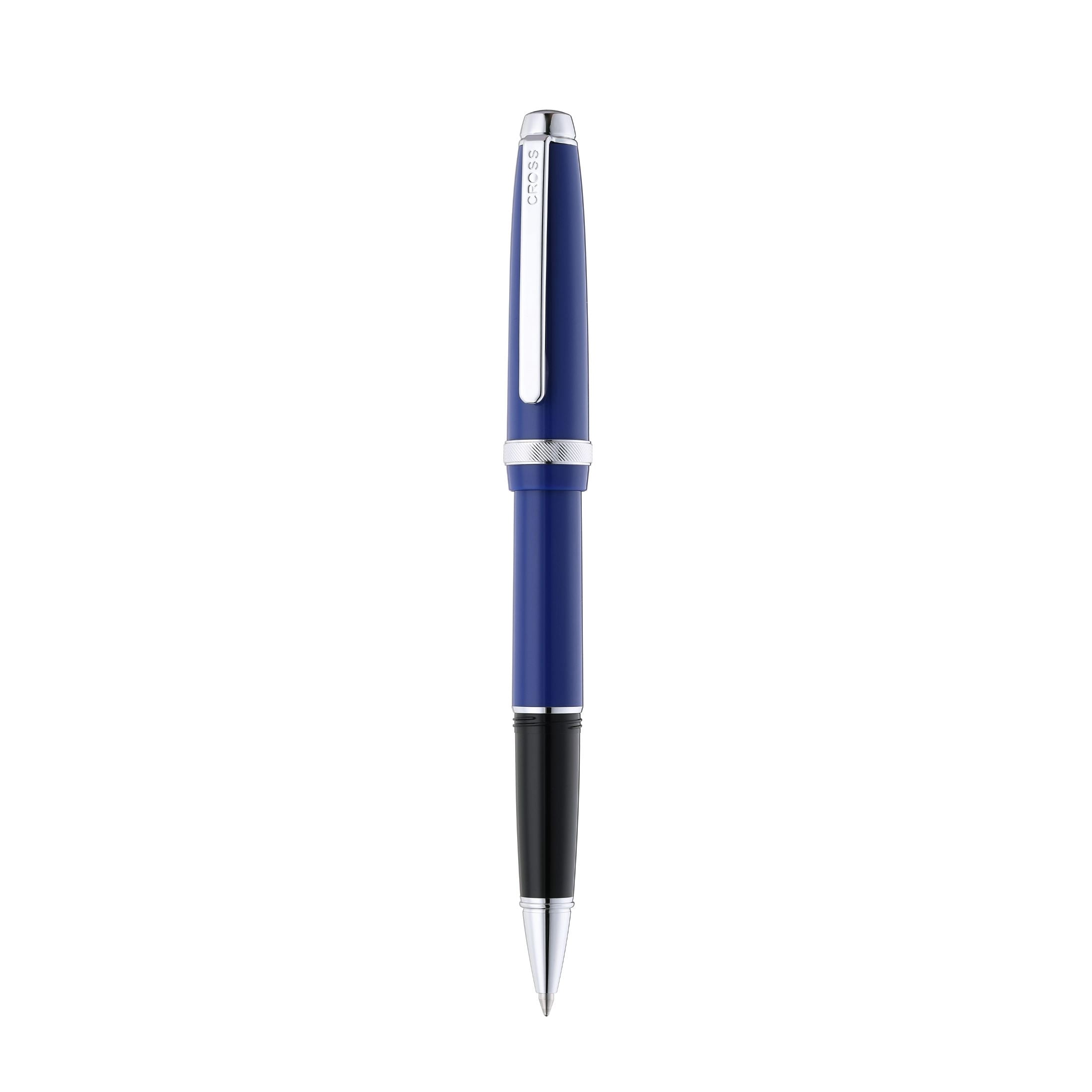 Cross Lume Deep Sea Blue with Polished Chrome Appointments Rollerball Pen