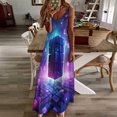 thumbnail image 3 of Abstract 3D Futuristic Geometric Plaid Sleeveless Dress Woman Fashion Long Dresses Women's Summer Suit Dress Summer 2025 Women, 3 of 7