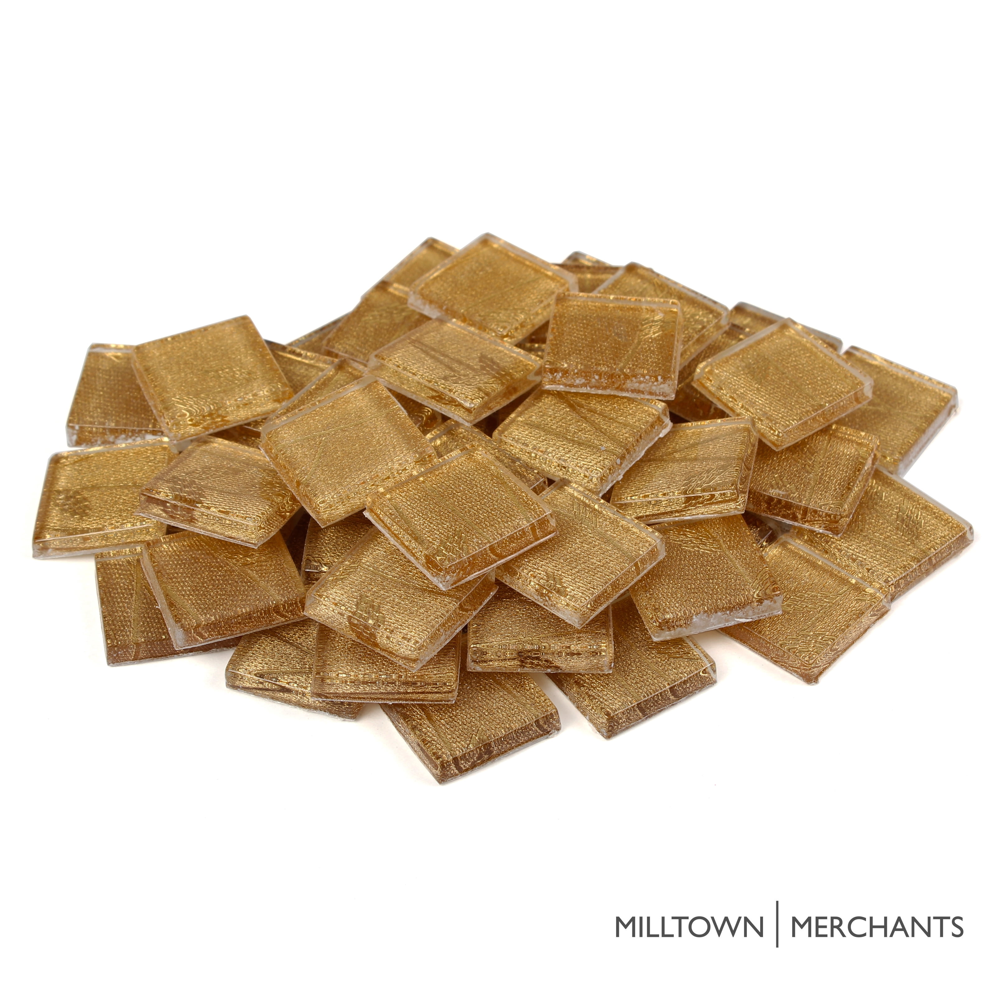 Milltown Merchants Golden Grove Foil Tile 3/4 Inch Mosaic Tile (3 lbs)