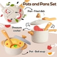 thumbnail image 3 of Set de ollas y sartenes de cocina HYAKIDS Play para niños de 3 a 6 años, 3 of 6