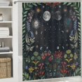 thumbnail image 6 of Orinice Moon Phases Bathroom Decor Set - Colorful Luxurious Graphic Print Polyester Fabric Shower Curtain Set with Hooks for Home Bathtubs Decoration 60x72, 6 of 7