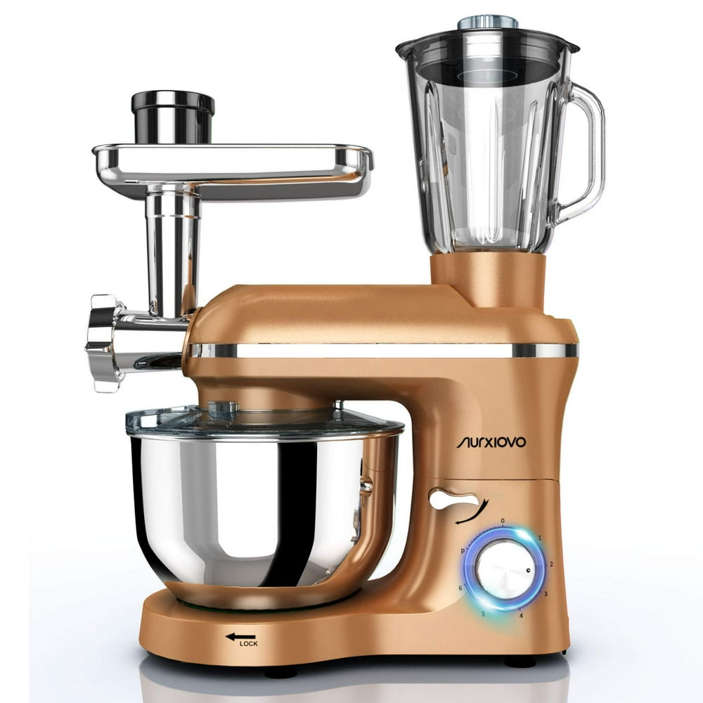 Nurxiovo 3 in 1 Home Mixer, 850W kitchen Stand Mixer with 6 Speed and