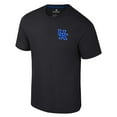 thumbnail image 2 of Men's Colosseum Black Kentucky Wildcats Logo Lockup 2-Hit Active Blend T-Shirt, 2 of 3