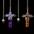 thumbnail image 6 of QQTDFG Opalite Gems Angel Wings Pendulum Necklace Magic Reiki Healing Amulet-default, 6 of 7
