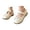 Beige, variant on Djtdsds Toddler Girls Strap and Floral Rhinestone Accents for Weddings Parties and School Size:2-2.5 Years