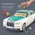 thumbnail image 3 of Simulation Rolls-Royce Phantom Model Car Model Ornaments Luxury Car Sedan Children's Toy Car Boy Collection with Box,black, 3 of 7